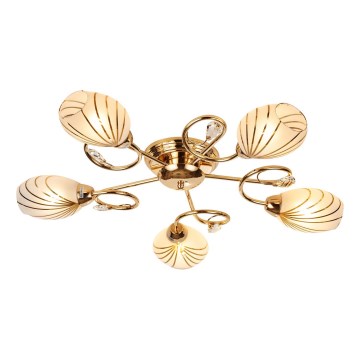 Brilagi - Lampadario a plafone MEGAPOLIS 5xE14/60W/230V oro
