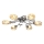 Brilagi - Lampadario a plafone MEGAPOLIS 6xE14/60W/230V cromo lucido
