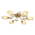 Brilagi - Lampadario a plafone MEGAPOLIS 6xE14/60W/230V oro