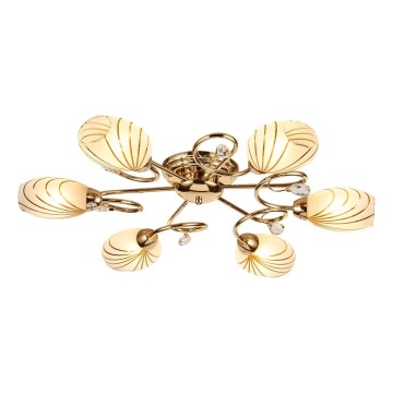 Brilagi - Lampadario a plafone MEGAPOLIS 6xE14/60W/230V oro