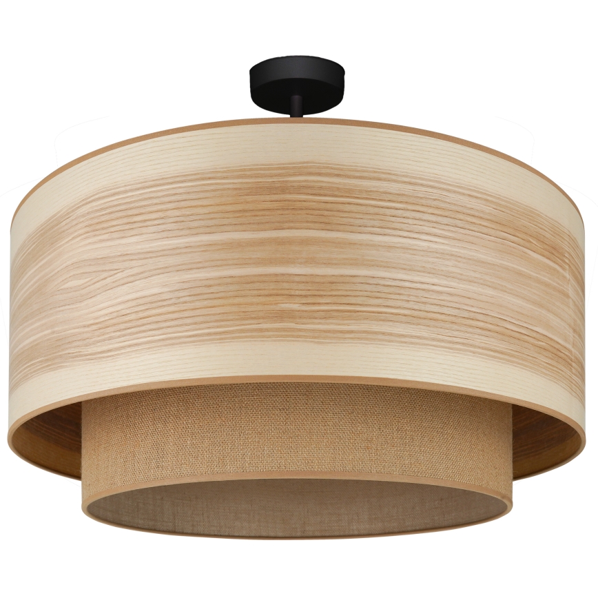 Brilagi - Lampadario a plafone MONTANA BOHO 1xE27/15W/230V diametro 60 cm marrone