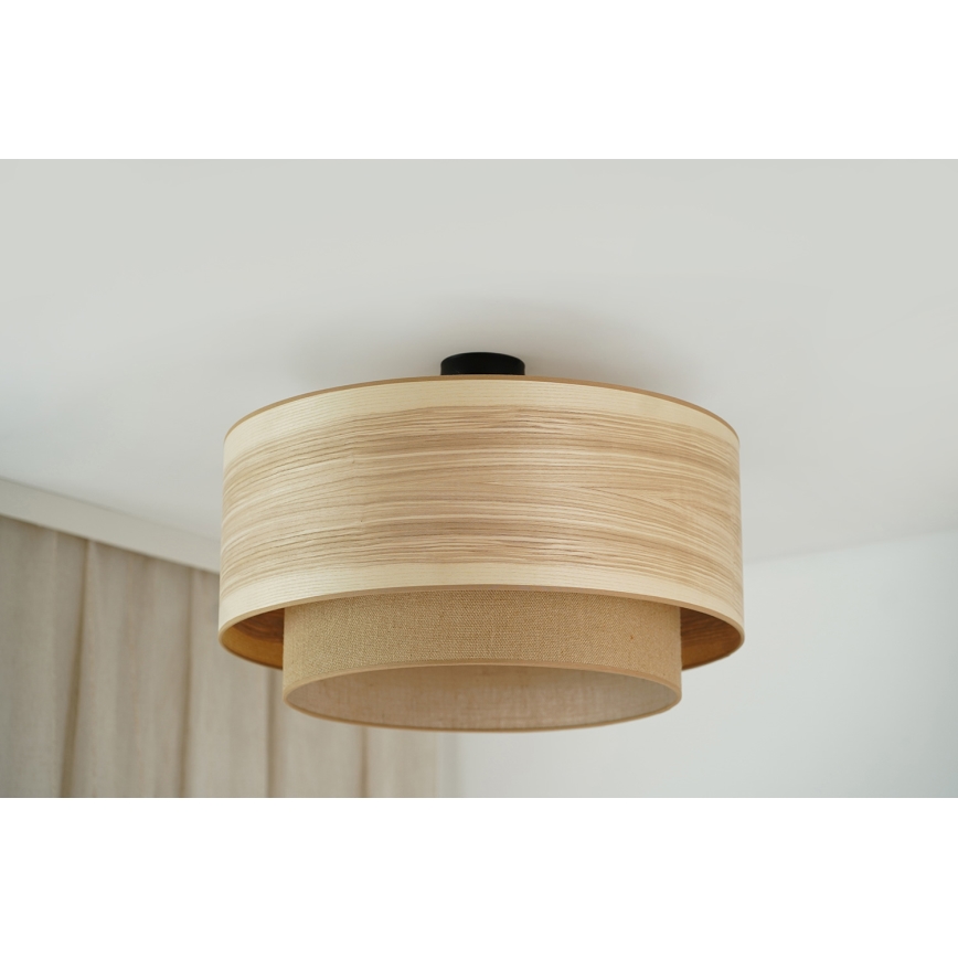 Brilagi - Lampadario a plafone MONTANA BOHO 1xE27/15W/230V diametro 60 cm marrone