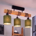 Brilagi - Lampadario a plafone NUBILA 3xE27/60W/230V pino/verde