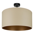 Brilagi - Lampadario a plafone OREGON ROLLER VEGE 1xE27/15W/230V diam. 45 cm beige