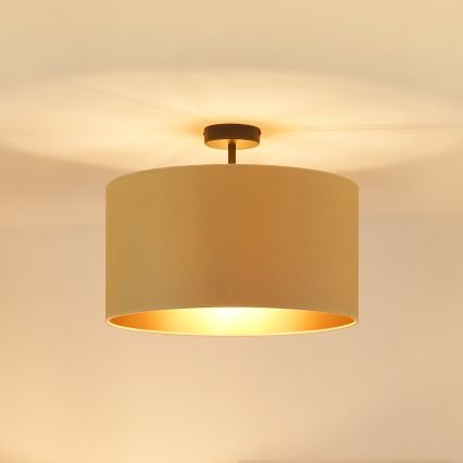 Brilagi - Lampadario a plafone OREGON ROLLER VEGE 1xE27/15W/230V diametro 45 cm beige