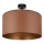 Brilagi - Lampadario a plafone OREGON ROLLER VEGE 1xE27/15W/230V diametro 45 cm marrone