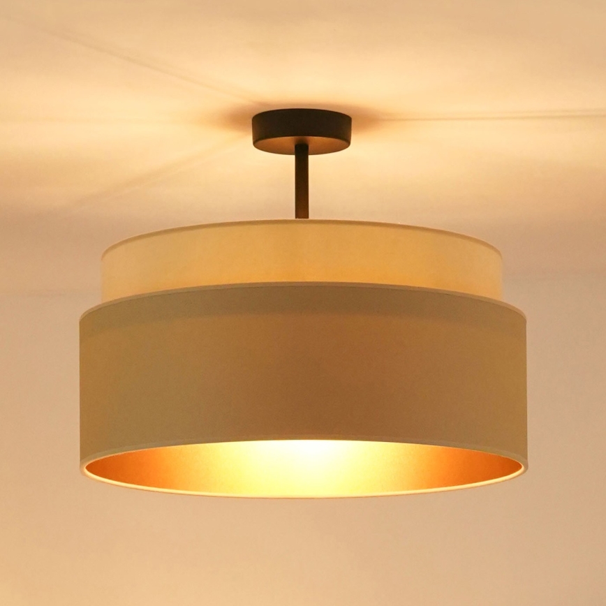 Brilagi - Lampadario a plafone OREGON VEGE 1xE27/15W/230V diametro 45 cm beige