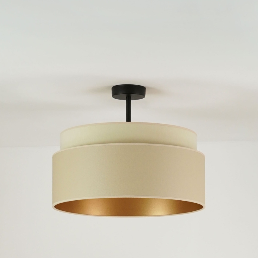 Brilagi - Lampadario a plafone OREGON VEGE 1xE27/15W/230V diametro 45 cm beige
