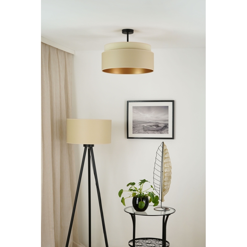 Brilagi - Lampadario a plafone OREGON VEGE 1xE27/15W/230V diametro 45 cm beige