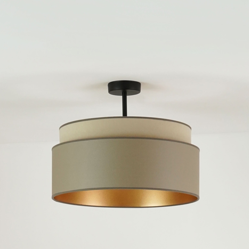 Brilagi - Lampadario a plafone OREGON VEGE 1xE27/15W/230V diametro 45 cm grigio