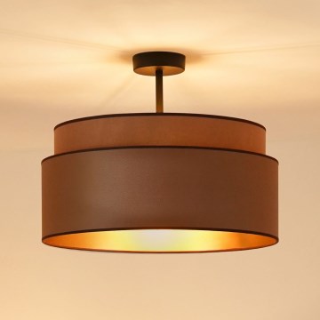 Brilagi - Lampadario a plafone OREGON VEGE 1xE27/15W/230V diametro 45 cm marrone