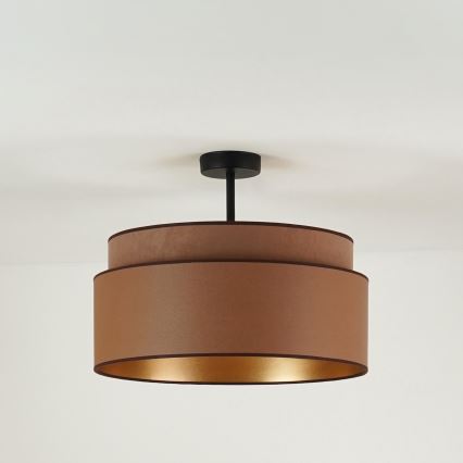 Brilagi - Lampadario a plafone OREGON VEGE 1xE27/15W/230V diametro 45 cm marrone