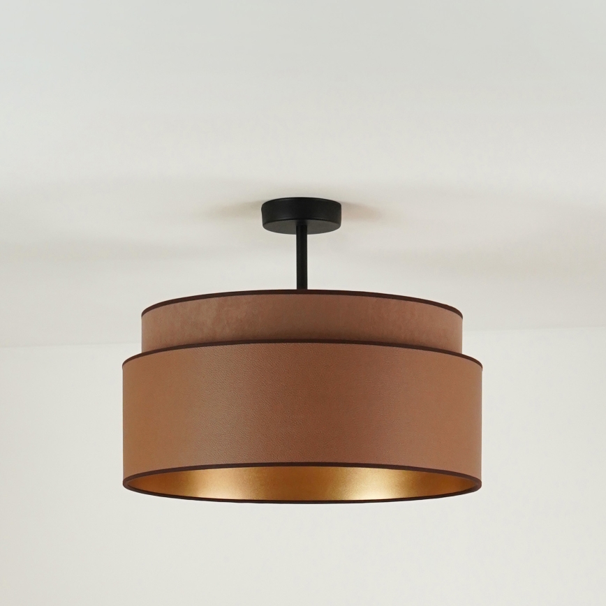Brilagi - Lampadario a plafone OREGON VEGE 1xE27/15W/230V diametro 45 cm marrone