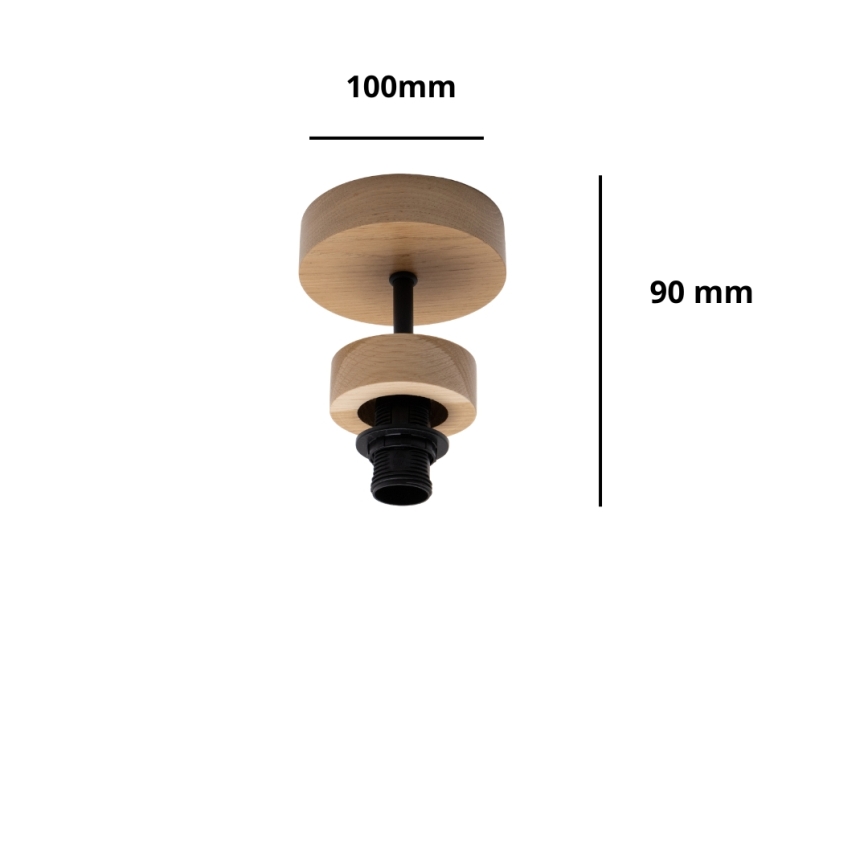 BRILAGI - Lampadario a plafone PARTY 1xE14/60W/230V rovere