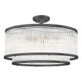 Brilagi - Lampadario a plafone RAMOS 6xE14/60W/230V nero