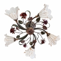 BRILAGI - Lampadario a plafone ROSE FLOWER 5xE14/40W/230V bronzo/patina
