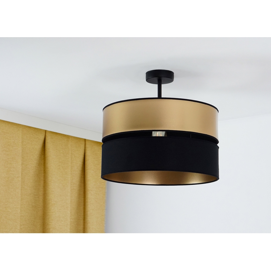 Brilagi - Lampadario a plafone ROYAL 1xE27/15W/230V diametro 40 cm nero/oro