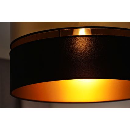 Brilagi - Lampadario a plafone ROYAL 1xE27/15W/230V diametro 40 cm nero/oro
