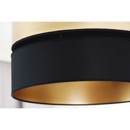 Brilagi - Lampadario a plafone ROYAL 1xE27/15W/230V diametro 40 cm nero/oro