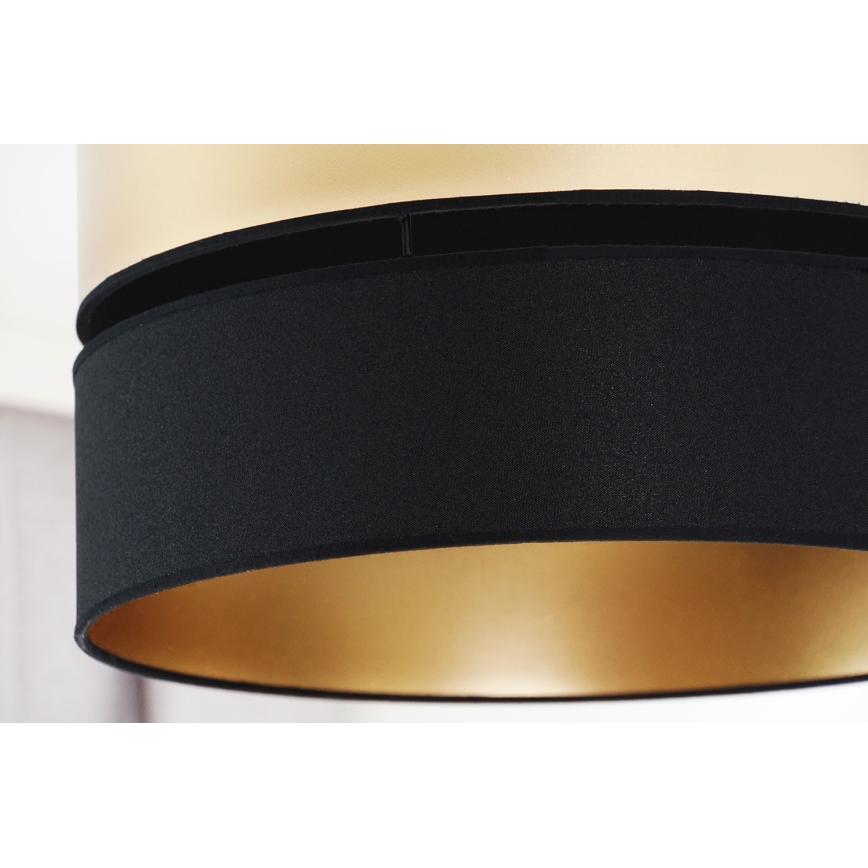 Brilagi - Lampadario a plafone ROYAL 1xE27/15W/230V diametro 40 cm nero/oro