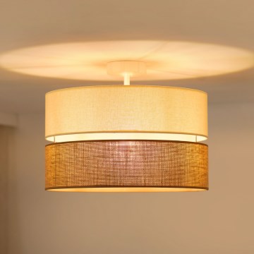 Brilagi - Lampadario a plafone ROYAL YUTE 1xE27/15W/230V diametro 40 cm beige/color crema