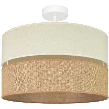 Brilagi - Lampadario a plafone ROYAL YUTE 1xE27/15W/230V diametro 40 cm beige/color crema