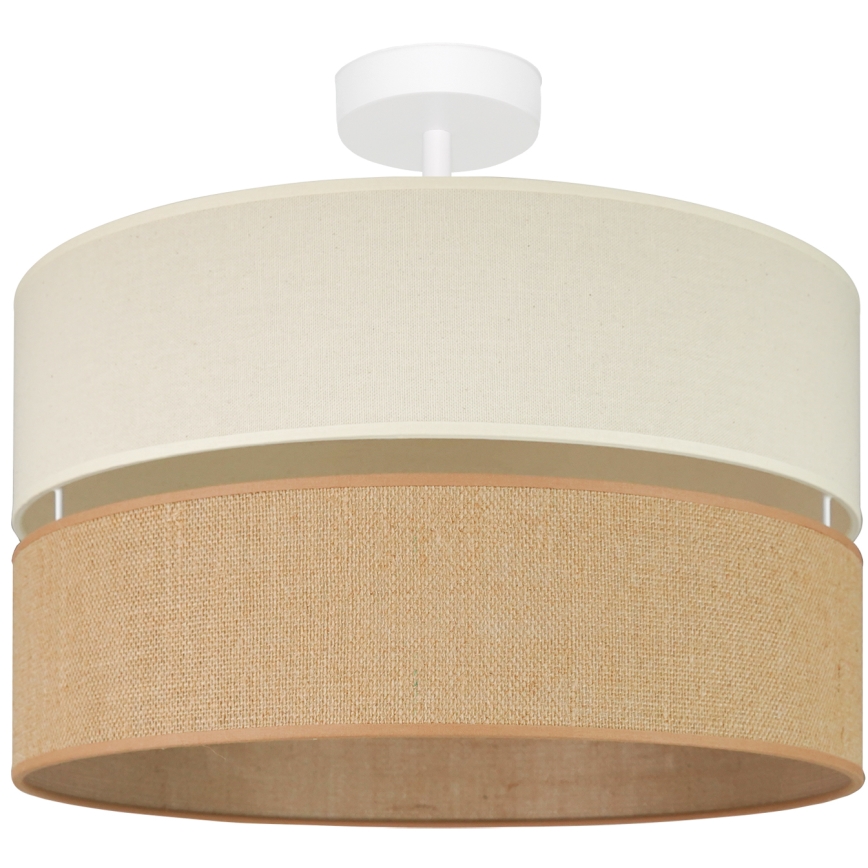 Brilagi - Lampadario a plafone ROYAL YUTE 1xE27/15W/230V diametro 40 cm beige/color crema