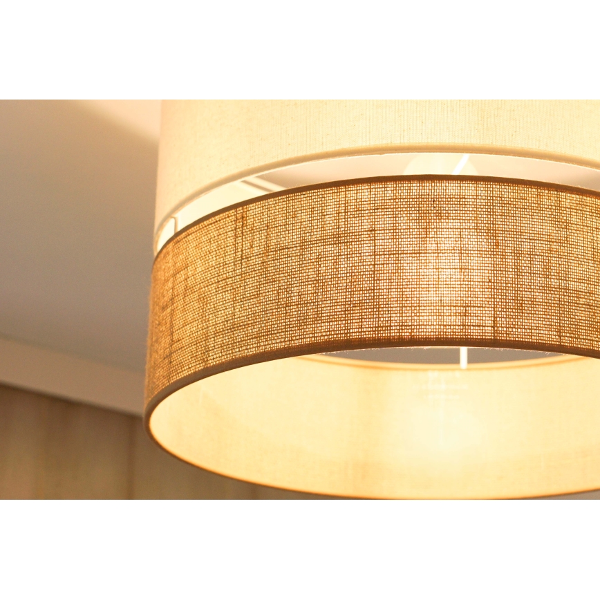 Brilagi - Lampadario a plafone ROYAL YUTE 1xE27/15W/230V diametro 40 cm beige/color crema