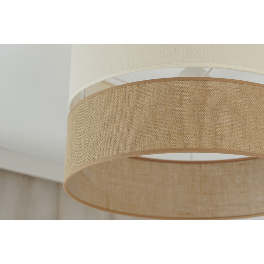 Brilagi - Lampadario a plafone ROYAL YUTE 1xE27/15W/230V diametro 40 cm beige/color crema