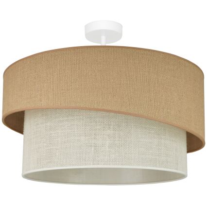 Brilagi - Lampadario a plafone SHINE 1xE27/15W/230V diametro 50 cm beige/color crema