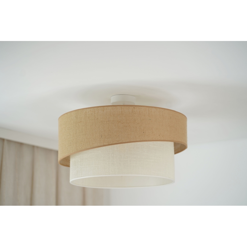 Brilagi - Lampadario a plafone SHINE 1xE27/15W/230V diametro 50 cm beige/color crema