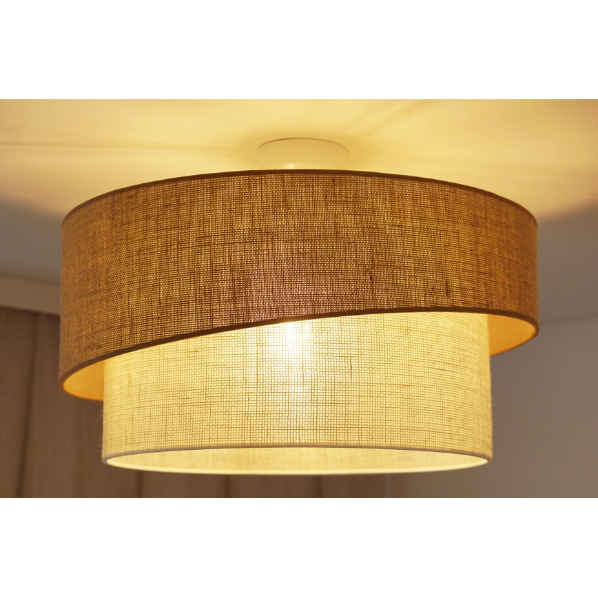 Brilagi - Lampadario a plafone SHINE 1xE27/15W/230V diametro 50 cm beige/color crema