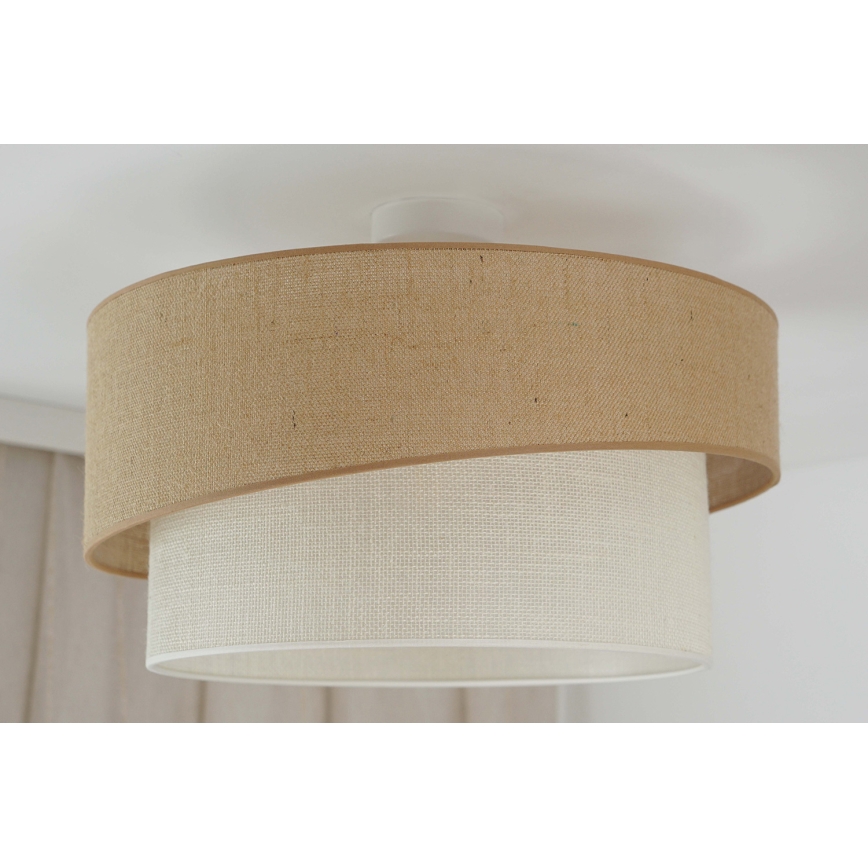 Brilagi - Lampadario a plafone SHINE 1xE27/15W/230V diametro 50 cm beige/color crema