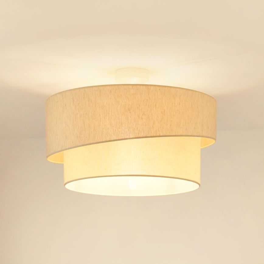 Brilagi - Lampadario a plafone SHINE 1xE27/15W/230V diametro 50 cm color crema