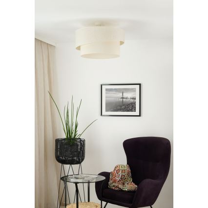 Brilagi - Lampadario a plafone SHINE 1xE27/15W/230V diametro 50 cm color crema
