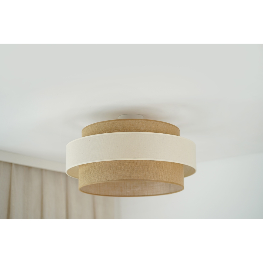 Brilagi - Lampadario a plafone SPACE LIGHT 1xE27/15W/230V diametro 50 cm beige/color crema