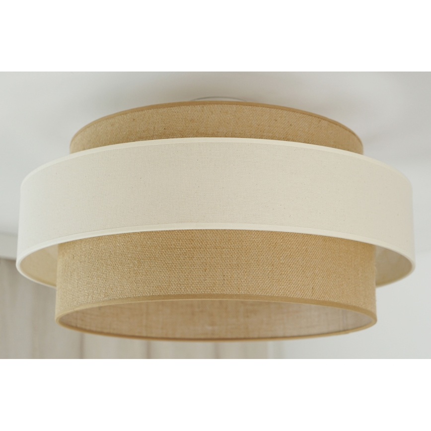 Brilagi - Lampadario a plafone SPACE LIGHT 1xE27/15W/230V diametro 50 cm beige/color crema
