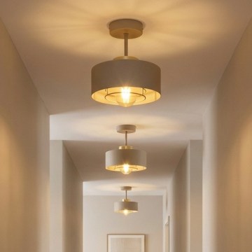 Brilagi - Lampadario a plafone SPRING 1xE27/60W/230V beige/oro
