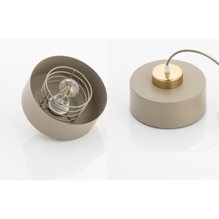 Brilagi - Lampadario a plafone SPRING 1xE27/60W/230V beige/oro
