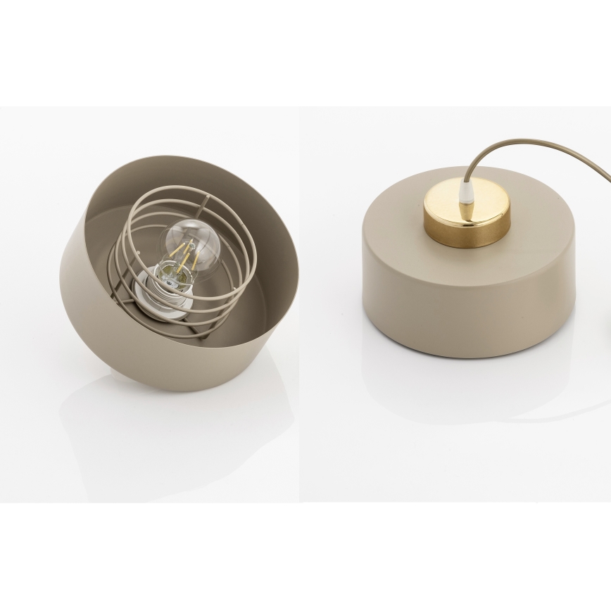 Brilagi - Lampadario a plafone SPRING 1xE27/60W/230V beige/oro