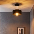 Brilagi - Lampadario a plafone SPRING 1xE27/60W/230V nero/oro