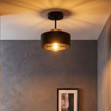 Brilagi - Lampadario a plafone SPRING 1xE27/60W/230V nero/oro