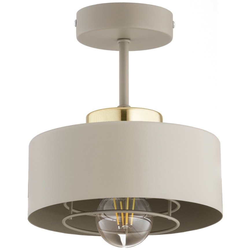 BRILAGI - Lampadario a plafone SPRING 1xE27/60W/230V Ø 20 cm beige/oro