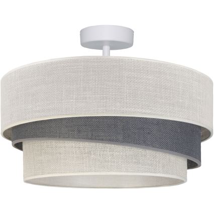 Brilagi - Lampadario a plafone TRIO 1xE27/60W/230V Ø 40 cm crema/grigio