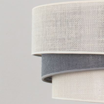 Brilagi - Lampadario a plafone TRIO 1xE27/60W/230V Ø 40 cm crema/grigio