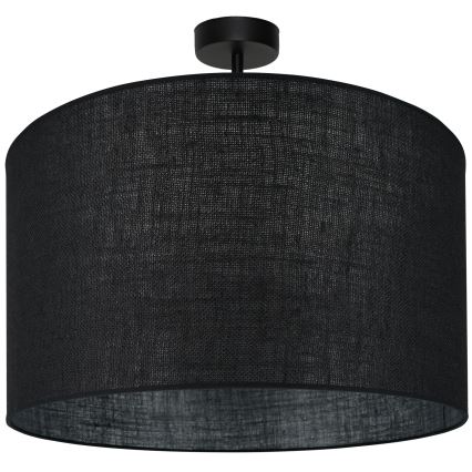 Brilagi - Lampadario a plafone TUBES ROLLER 1xE27/15W/230V diametro 50 cm nero