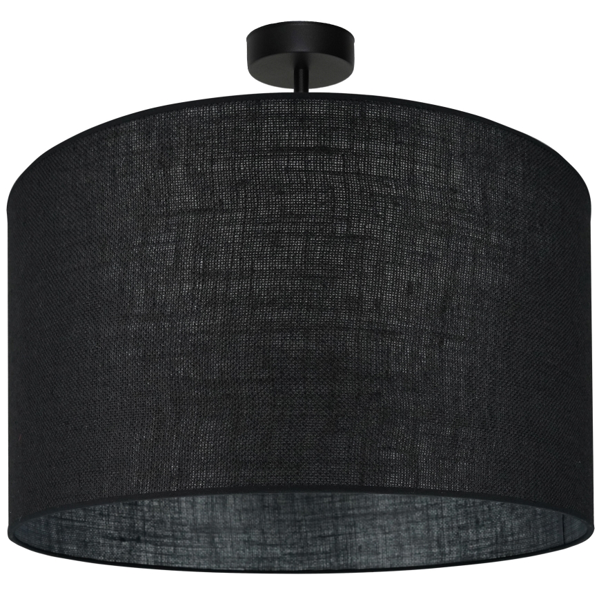 Brilagi - Lampadario a plafone TUBES ROLLER 1xE27/15W/230V diametro 50 cm nero