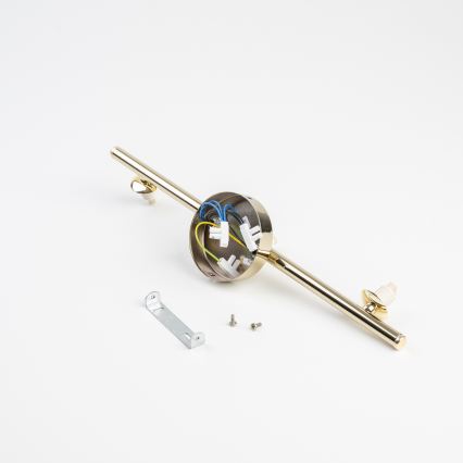 BRILAGI - Lampadario a plafone VULCANO 3xG9/8W/230V oro/beige fumé