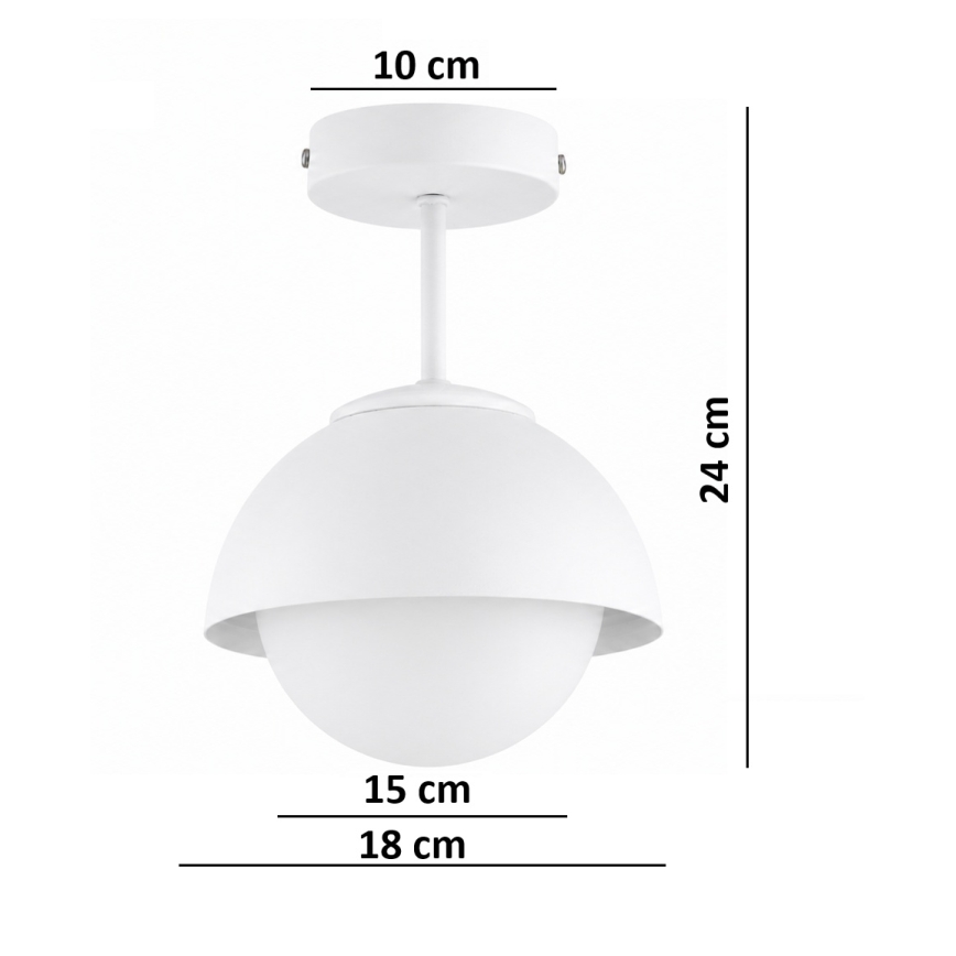 BRILAGI - Lampadario a soffitto COSMO 1xE27/60W/230V bianco/oro