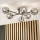 Brilagi - Lampadario a soffitto MALIVA 6xE14/15W/230V cromo satinato/fumé